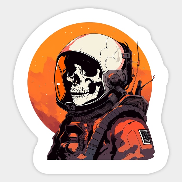 dead astronaut Sticker by enzo studios